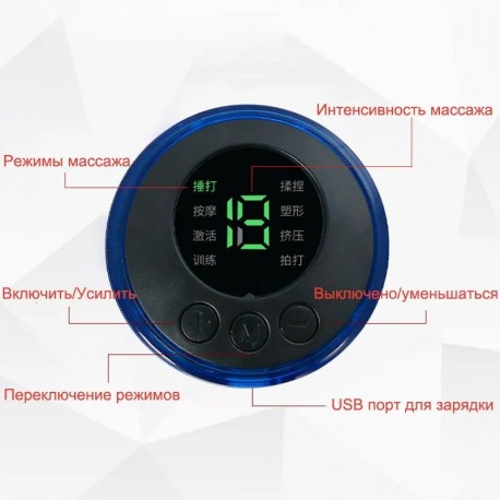 Многофункциональный Мини Массажер с USB  оптом-6
