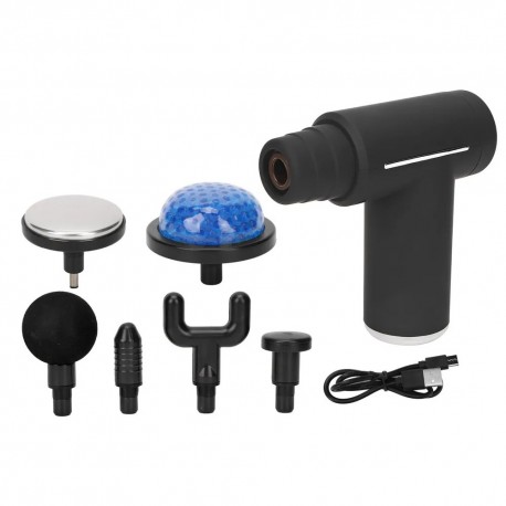 Перкуссионный массажер МАSSAGE GUN с подогревом для тела  оптом-3