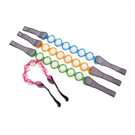 Роликовый массажер-лента Massage Rope 6 шариков  оптом