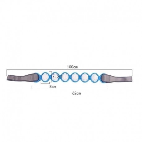 Роликовый массажер-лента Massage Rope 6 шариков  оптом-6