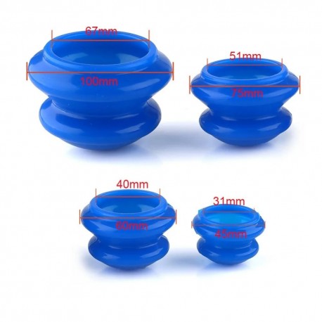 Вакуумные антицеллюлитые массажные банки 4 шт  оптом-2