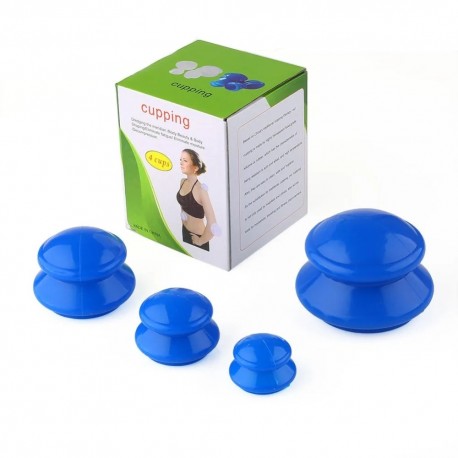 Вакуумные антицеллюлитые массажные банки 4 шт  оптом