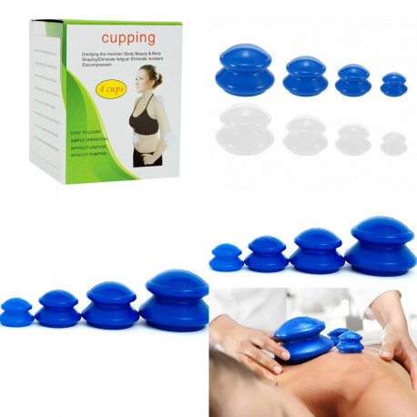 Вакуумные антицеллюлитые массажные банки 4 шт  оптом-4