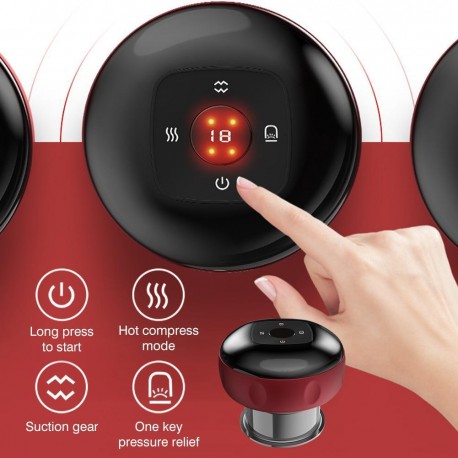 Вакуумный лимфодренажный массажер антицеллюлитный для тела  оптом-7