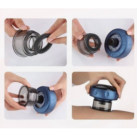 Вакуумный лимфодренажный массажер антицеллюлитный для тела  оптом-8