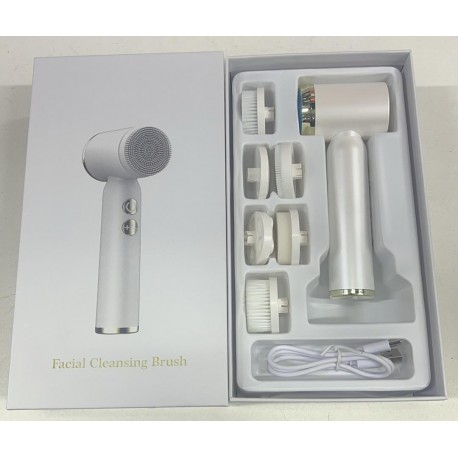 Интеллектуальный электрический массажер для лица 6 в 1  оптом-5