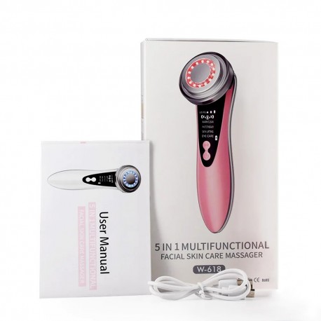 Многофункциональный массажер для лица FACIAL SKIN CARE MASSAGE W-618  оптом-1