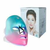 Светодиодная маска для лица 600 мАч омоложение кожи 7 цветов