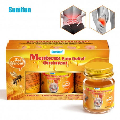 Набор мазей Sumifun Meniscus Pain Relief Ointment  Bee Venom с пчелиным ядом 3 шт оптом-2