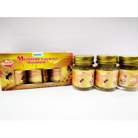 Набор мазей Sumifun Meniscus Pain Relief Ointment  Bee Venom с пчелиным ядом 3 шт оптом-1