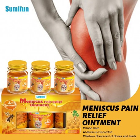 Набор мазей Sumifun Meniscus Pain Relief Ointment  Bee Venom с пчелиным ядом 3 шт оптом-5