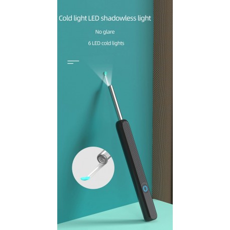 Беспроводной высокоточный удалитель ушной серы NE3 Wireless Visible Earpick с камерой  оптом-9