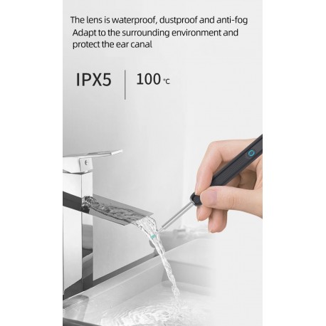 Беспроводной высокоточный удалитель ушной серы NE3 Wireless Visible Earpick с камерой  оптом-10
