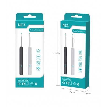 Беспроводной высокоточный удалитель ушной серы NE3 Wireless Visible Earpick с камерой  оптом-4