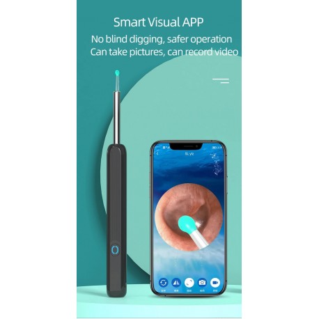 Беспроводной высокоточный удалитель ушной серы NE3 Wireless Visible Earpick с камерой  оптом-17