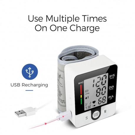 Автоматический тонометр Wrist Blood Pressure Monitor на запястье CK-W132  оптом-6