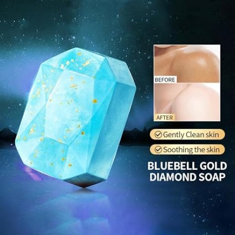 Мыло BLUEBELLS ручной работы с эфирными маслами 100 г оптом-3
