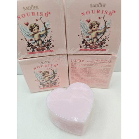 Мыло для лица SADOER Heart-Shaped Nourishing Fragrance Soap 100 г оптом-6