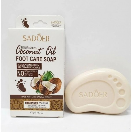 Мыло Sadoer Foot Care Soap для ухода за ногами с кокосовым маслом 100 г оптом-3