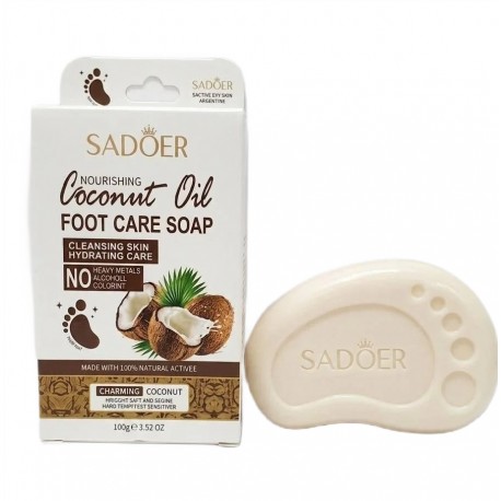 Мыло Sadoer Foot Care Soap для ухода за ногами с кокосовым маслом 100 г оптом-2