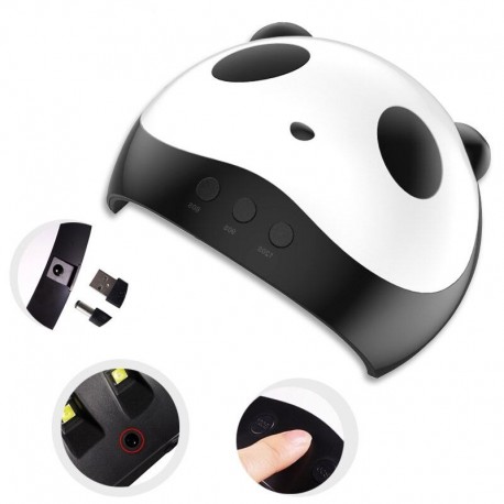 Сушилка для ногтей в форме панды LED/UV Lamp 3 в 1  оптом-4