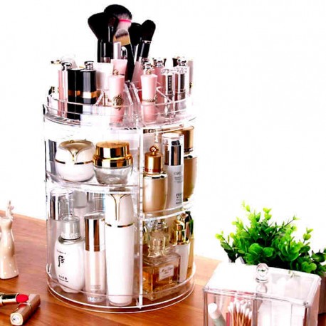 Вращающийся органайзер Cosmetics Storage Box Rotative Rack  оптом-1