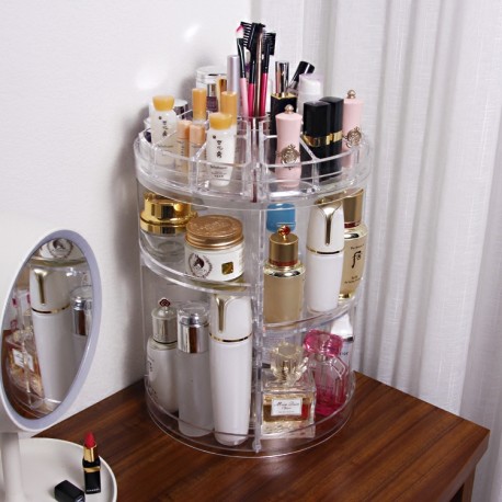 Вращающийся органайзер Cosmetics Storage Box Rotative Rack  оптом-3