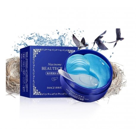 Гидрогелевые патчи для глаз IMAGES Beautecret Niacinome с экстрактом ласточкиного гнезда 60 шт  оптом-2