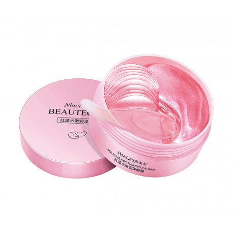 Гидрогелевые патчи для глаз IMAGES Beautecret Niacinome с красными водорослями 60 шт  оптом-1