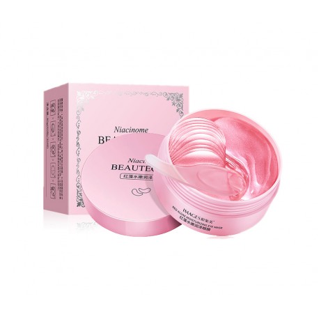 Гидрогелевые патчи для глаз IMAGES Beautecret Niacinome с красными водорослями 60 шт  оптом