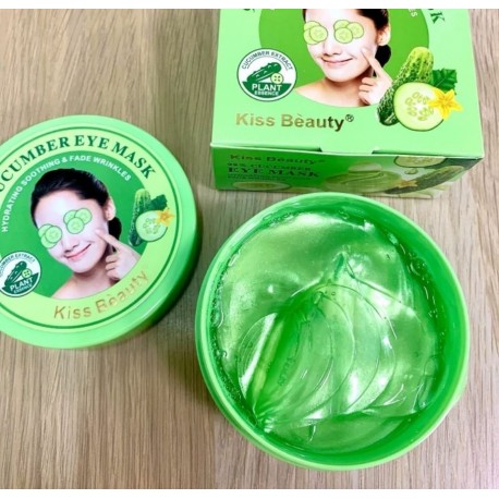 Гидрогелевые патчи для глаз Kiss Beauty Cucumber с экстрактом огурца 60 шт  оптом-5