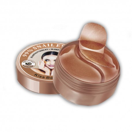 Гидрогелевые патчи для глаз Kiss Beauty Snail с муцином улитки 60 шт  оптом-1