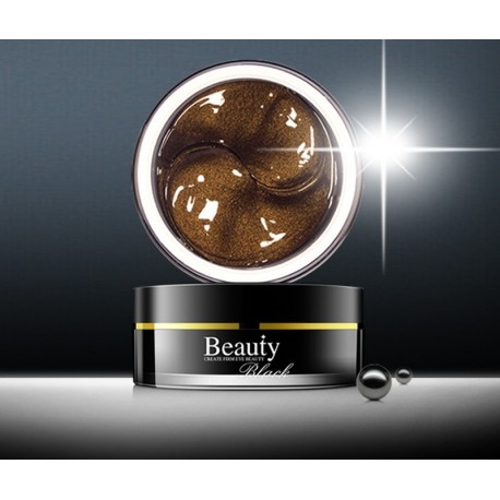 Гидрогелевые патчи для глаз с черным жемчугом Hankey Beauty Black 60 шт  оптом-4