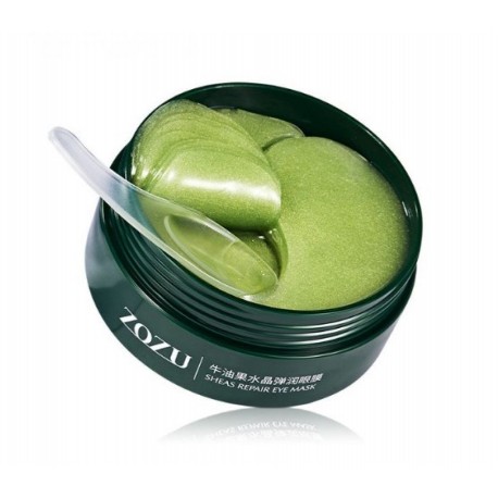 Гидрогелевые патчи для глаз ZOZU SHEA CRYSTAL REPAIR EYE MASK с авокадо и аллантоином 60 шт  оптом-1