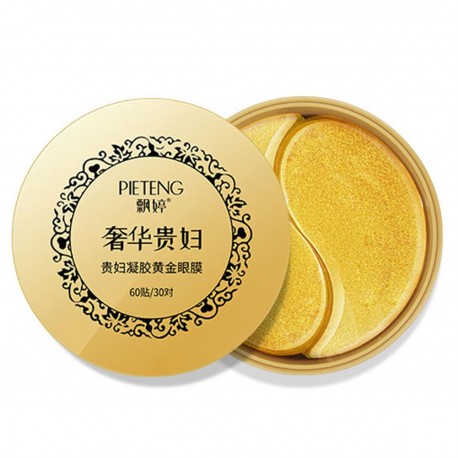Гидрогелевые патчи с экстрактом золота Pieteng Eye Mask 60 шт  оптом