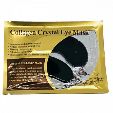 Коллагеновая маска под глаза Collagen Crystal Eye Mask черная 2 шт  оптом-1