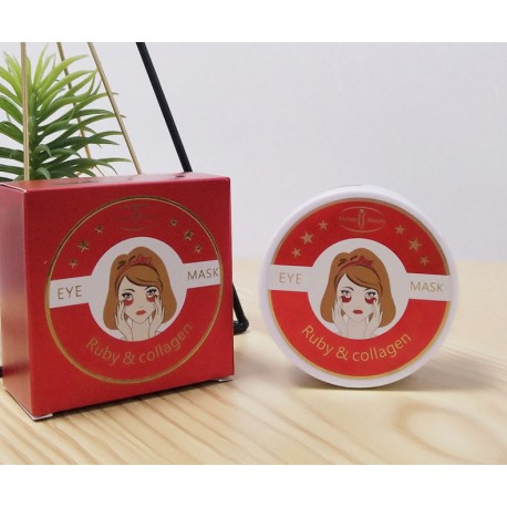 Патчи для глаз Aichun Beauty с рубиновой пудрой 60 шт  оптом-2