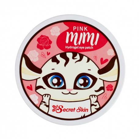 Патчи для глаз с экстрактом дамасской розы Pink mimi hydrogel eye patch 60 шт  оптом-3