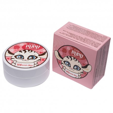 Патчи для глаз с экстрактом дамасской розы Pink mimi hydrogel eye patch 60 шт  оптом-4