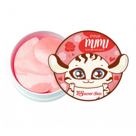 Патчи для глаз с экстрактом дамасской розы Pink mimi hydrogel eye patch 60 шт  оптом