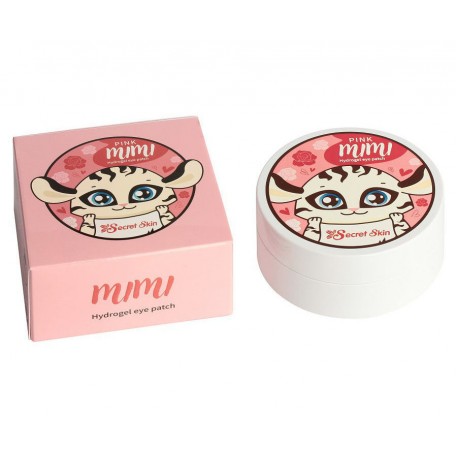 Патчи для глаз с экстрактом дамасской розы Pink mimi hydrogel eye patch 60 шт  оптом-1