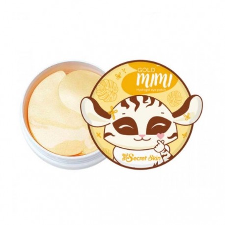 Патчи для глаз с золотом Gold mimi hydrogel eye patch 60 шт  оптом