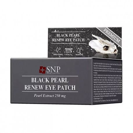 Патчи SNP Black Pearl Renew Eye Patch с экстрактом черного жемчуга 60 шт  оптом-2