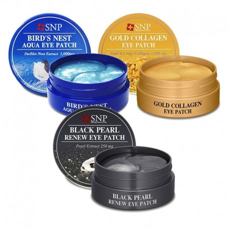 Патчи SNP Black Pearl Renew Eye Patch с экстрактом черного жемчуга 60 шт  оптом-4