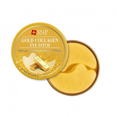 Патчи SNP Gold Collagen Eye Patch с Золотом и Коллагеном 60 шт  оптом-1