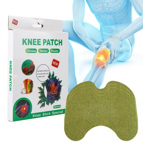 Пластырь травяной на колено KNEE PATCH обезболивающий 10 шт  оптом