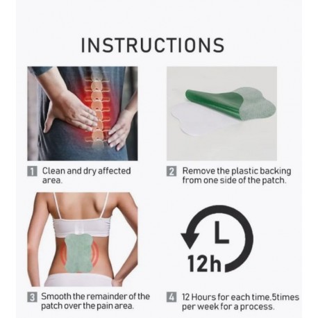 Пластырь травяной натуральный обезболивающий для спины и поясницы HYLLIS 10 шт  оптом-4