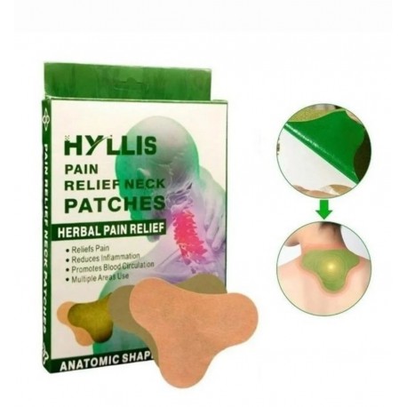 Пластырь травяной Salu Vera для снятия боли в шее тканевый Pain Relief Neck Patches 10 шт  оптом-3