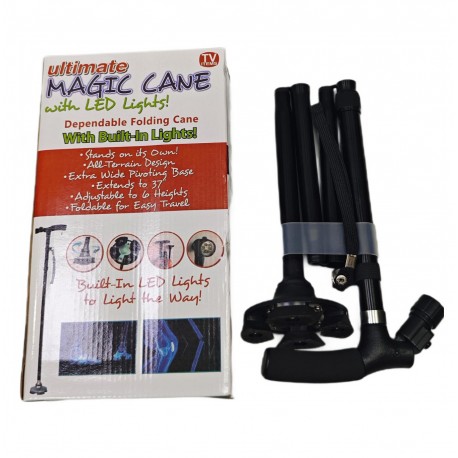 Трость Magic Cane телескопическая с фонариком  оптом-1