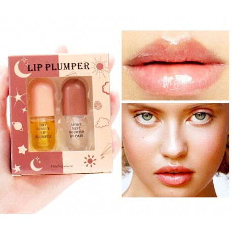 Набор масел для ухода за губами 2шт день и ночь  оптом-1